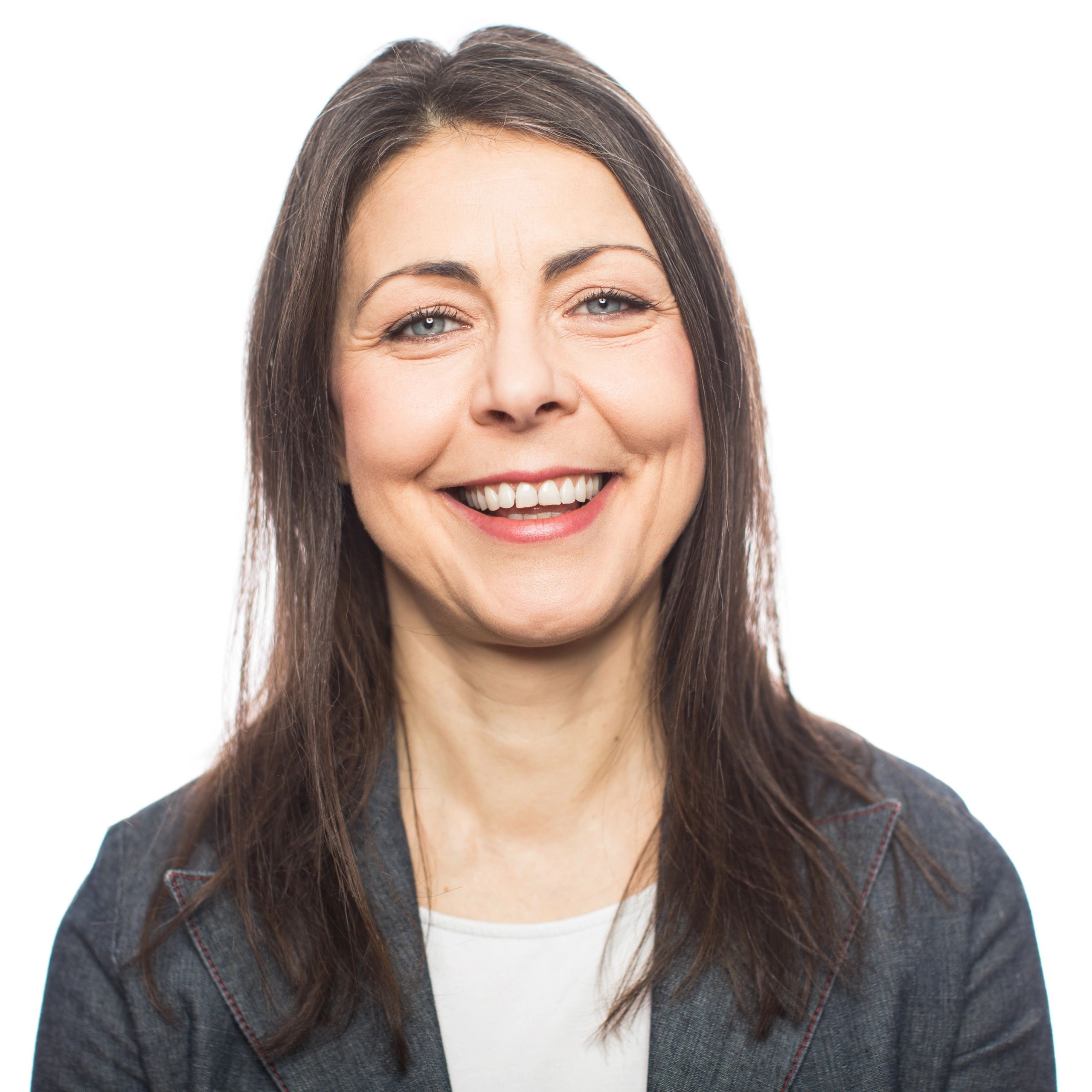 Smiling professional client portrait